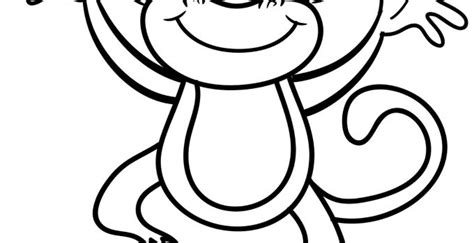 monkey coloring pages  print learning printable