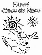 Mayo Cinco Coloring Pages Mexican Color Culture Kids Printable Print Worksheet Dibujos Colouring Para Colorear Map Worksheets May Gif sketch template