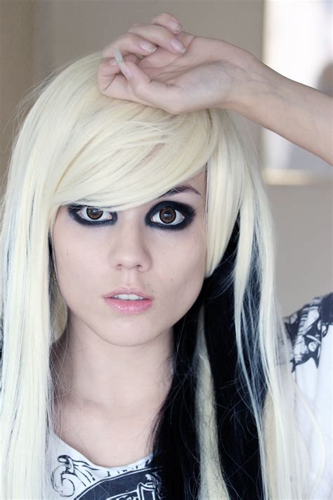emo scene girls with blonde hair porn pictures
