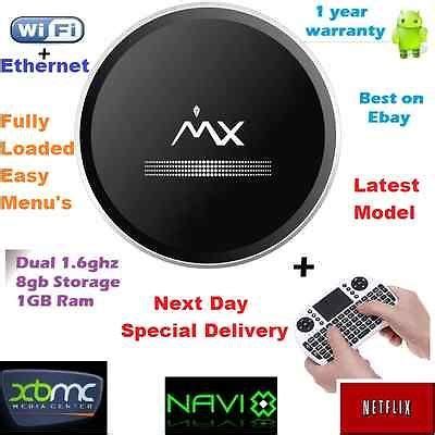 android mx  mini pc tv box xbmc latest model   keyboard remote  android