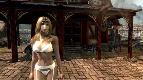 skyrim underwear mod youtube