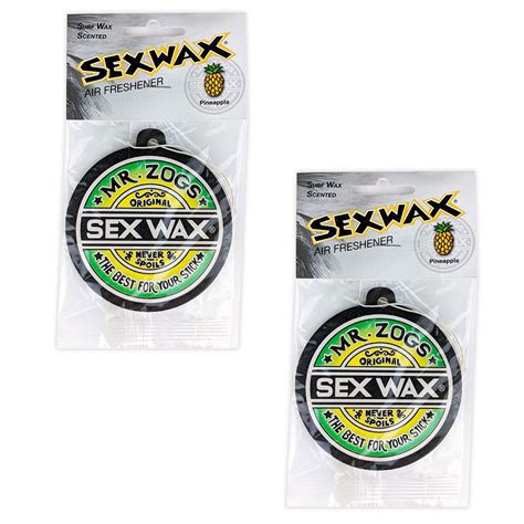 Sex Wax Surf Board Wax Style Air Freshener 3 2 Pack Pineapple Scent Ebay
