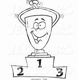 Coloring Trophy Clipart Cartoon Pages Place First Podium Win Drawing Alno Vector Getdrawings Outline Think Color Leishman Ron Clipground Getcolorings sketch template