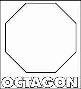 Octagon sketch template