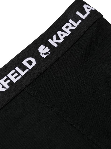 Karl Lagerfeld Logo High Waist Briefs Farfetch