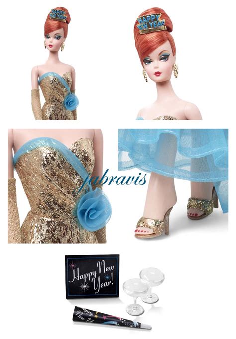 2013 barbie fan club bfc exclusive doll holiday hostess happy new year nrfb ebay