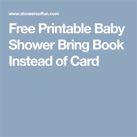 printable baby shower bring book   card twins baby shower