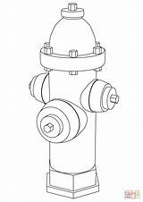 Hydrant Supercoloring sketch template