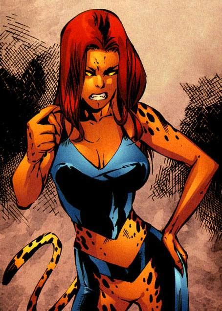 comic book redhead cheetah naked supervillain images