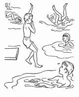 Schwimmen Ausmalbilder sketch template