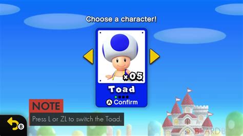 Surprise Blue Toad Is In New Super Mario Bros U Deluxe After All