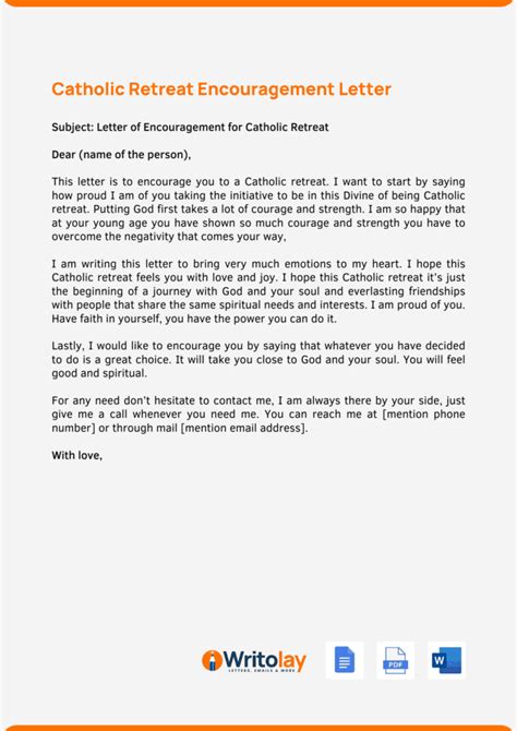 confirmation retreat letter examples marciapijus