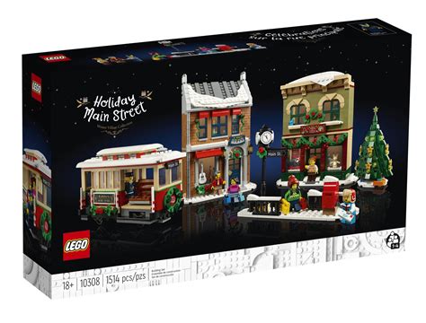 lego  holiday main street officially revealed    lego winter village set jays
