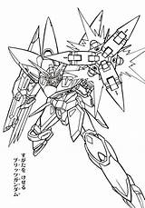 Gundam Coloring Pages Color sketch template