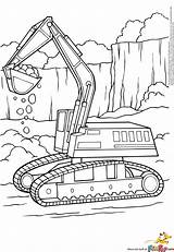 Coloriage Imprimer Dessin Bulldozer Pelleteuse Excavator Tractopelle Blippi Shovel Pelle Kleurplaten Mecanic Magique Kleurplaat Mécanique Ausmalbilder Laguerche Bouw Thema Bagger sketch template