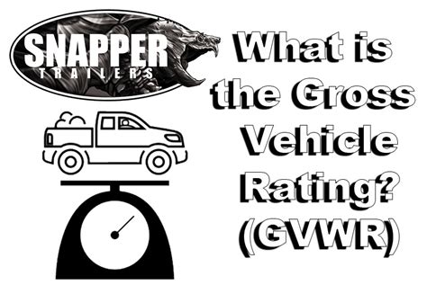gvwr  gross vehicle weight rating snapper trailers