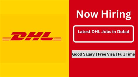 dhl jobs dubai uae  latest updates attractive salary   benefits