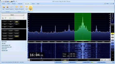 sdr console v3 0 tuning around with the fifi sdr youtube