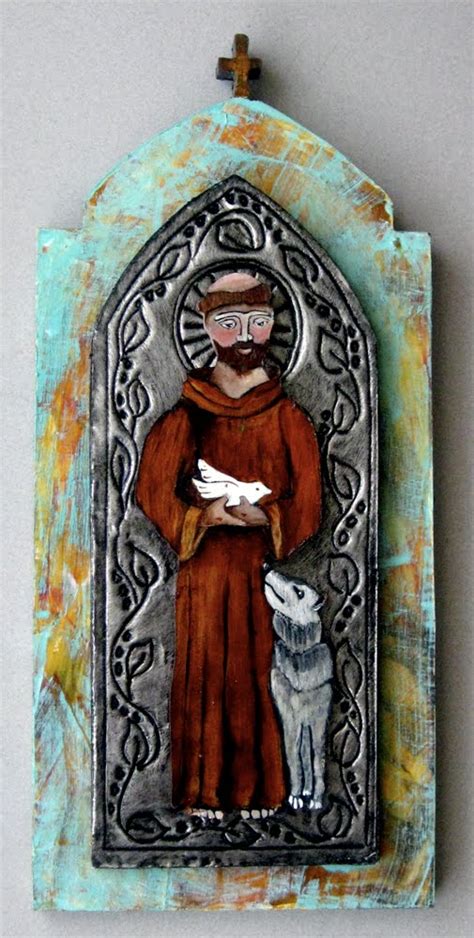 Saint Francis Of Assisi Icon Urban Pastures Art
