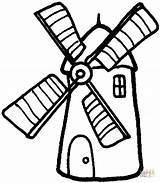 Windmill Mulino Vento Molino Colorear Disegno Wiatrak Kolorowanka Moinho Quijote Desenho Colouring Supercoloring Windmills Watermill Mulini Kolorowanki Silhuetas Druku Clipartmag sketch template