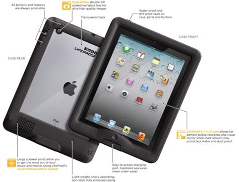lifeproof releases  waterproof ipad case