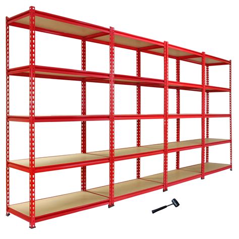 garage racking heavy duty shelving unit storage  racks shelves bays  tier cm ebay