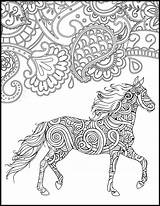 Stilizzati Cavalli Horses Stampare Completed sketch template