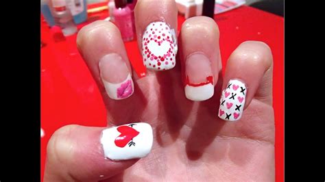 valentines day nails youtube