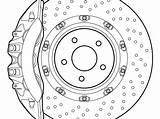 Brakes Disc Automotive Rotors Slotted Trashedgraphics sketch template