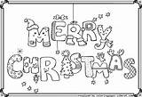 Coloring Christmas Merry Pages Words Happy Print Year Popular Coloringhome Template Coloringtop sketch template