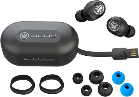 customer reviews jlab jbuds air anc true wireless earbuds black