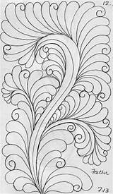 Quilting Zentangle Motion Outlines Longarm Stitching Patchwork Stencils Quilt Tutorials Templates sketch template
