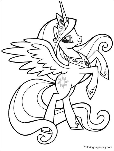 pony christmas coloring page  printable coloring pages