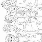 Direction Coloring Pages Harry Styles 1d Zayn Malik Famous People Niall Horan Louis Liam Tomlinson Colorier Payne Hellokids sketch template