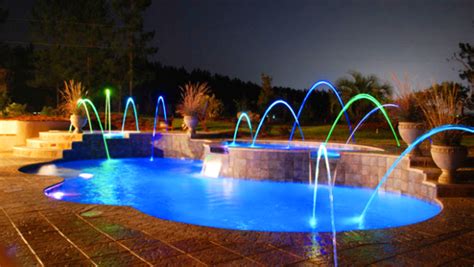 attractive swimming pool lighting ideas