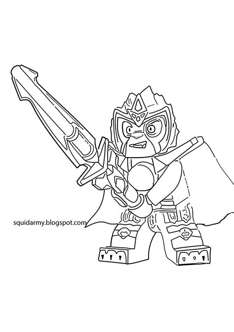 lego chima coloring pages laval  lions squid army