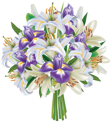 bouquet  flowers png image purepng  transparent cc png image
