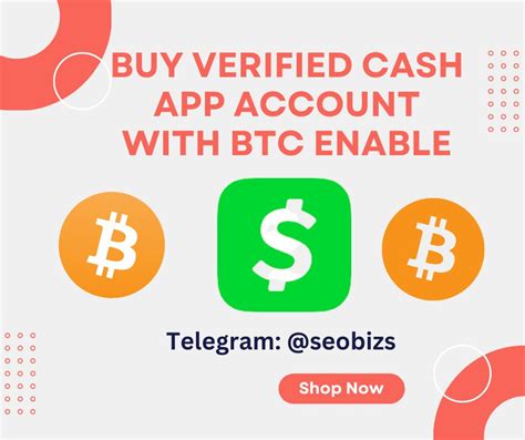 buy verified cash app account  btc enable