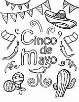 Mayo Cinco sketch template