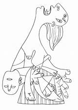 Guernica Picasso Quadri Lezioni Schemi Famosi Pratiche Gallina Casa Artigianato Autoritratti Mara Hayez Acolore Bacio Munch Nessun Mucha sketch template