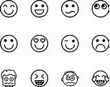 Emoticons Feelings Wecoloringpage Emotion sketch template