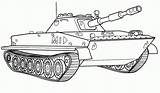 Tanques Tanque Militar sketch template