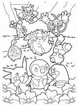 Coloring Pokemon Pages Diamond Pearl Cute Printable Pokémon Print Sheets Old Adult Year Color Kids Picgifs Sheet Books Unique Disney sketch template