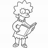Simpson Coloring Pages Marge Getdrawings sketch template