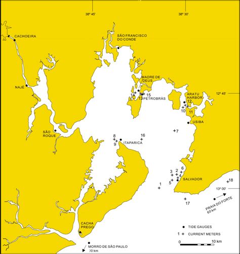 location   tidal  tidal current measurement sites  scientific diagram