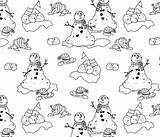 Coloring Snow Let Book Please Spoonflower Fabric sketch template