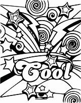 Coloring Pages Cool Awesome Boys Printable Print Adults Girls Teenage Size Color Sheets Adult Drawing Rocks Really Kids Teenagers Wallpapers sketch template