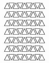 Triangle Inch Pattern Printable Template Outline Stencils Patterns Stencil Shape Patternuniverse Printables Templates Print Paper Shapes Crafts Piecing Use Pdf sketch template