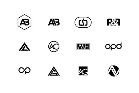 simple logos creative illustrator templates creative market