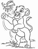 Coloring Pages Simba Kids Lion Print King Prince sketch template